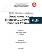 Stoichiometry of Microbial Growth and Product Formation