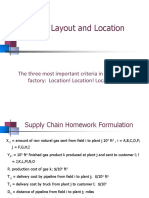 Facilities Layout and Location