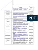 RCT protocol checklist CONSORT