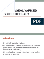 Esophageal Varices Sclerotherapy