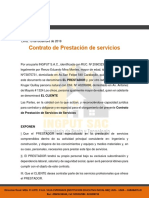 Contrato prestación servicios demolición