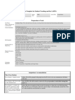 Student Teaching - Coordinate Plane Lesson Plan 3