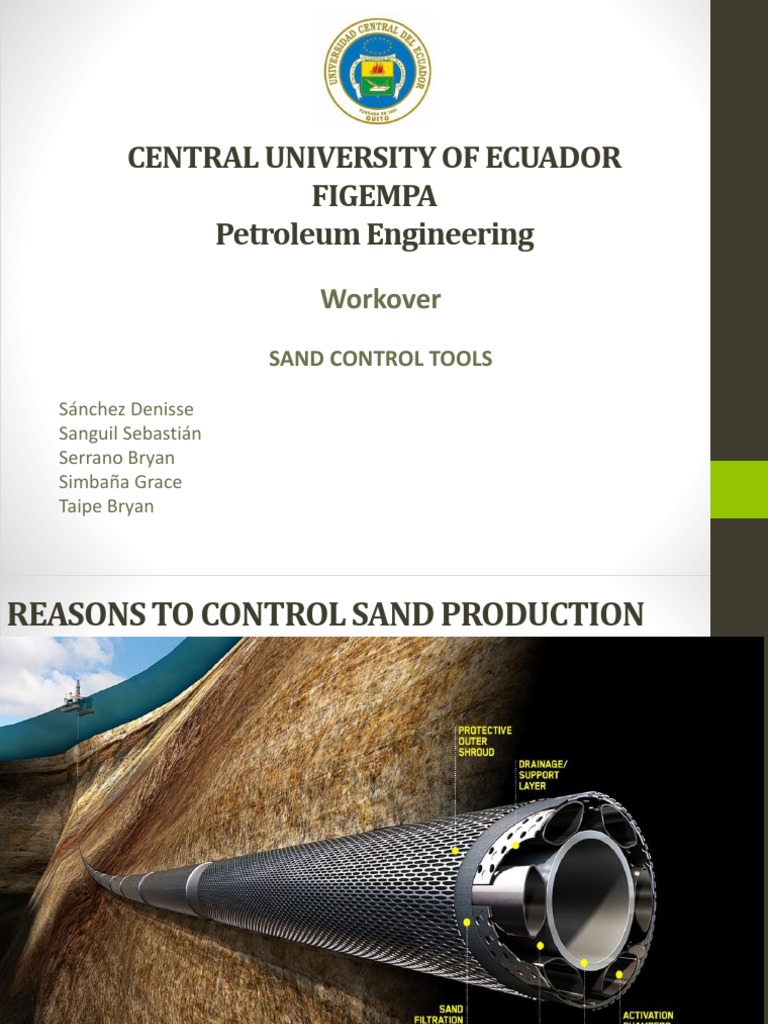 Mechanical Methods For Sand Control. | PDF | Nature