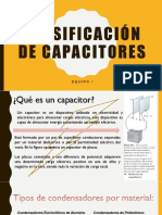 Clasificacion de Capacitores