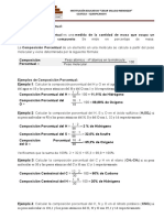 Teoria y Ejercicios de Composicion Porcentual 3° CVM