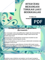 13 (Intervensi Menangani Tingkah Laku)