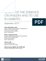 Review of The Evidence On Insulin and Its Use