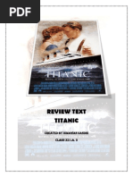 Review Text Titanic: Created by Himawan Sandhi Class Xii I.A. 3