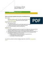 PIBE Application Form - Fillable PDF