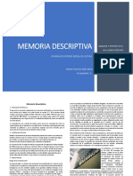 Memoria Descriptiva