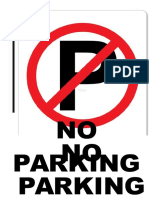 signboard No Parking.docx