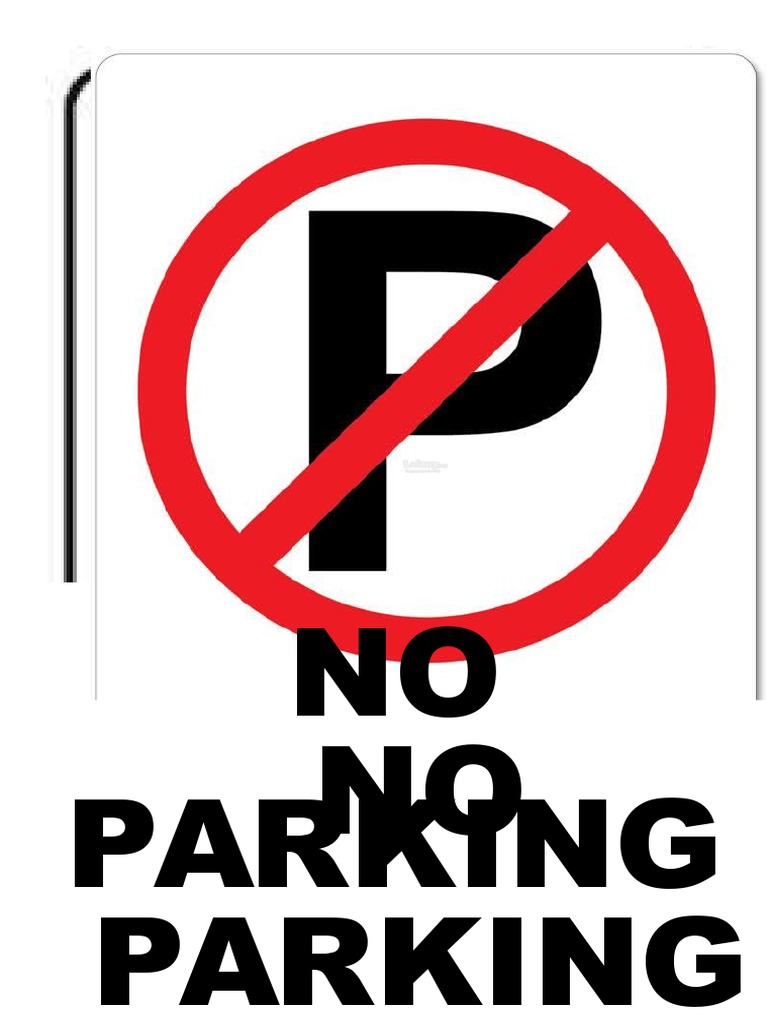 Signboard No Parking PDF