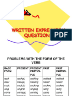 Written Expression Questions