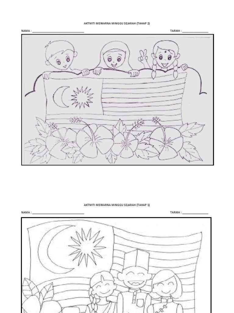Aktiviti Mewarna Minggu Sejarah Pdf