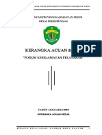 Kerangka Acuan Kerja (Kak) Forum Keselamatan Pelayaran 2019