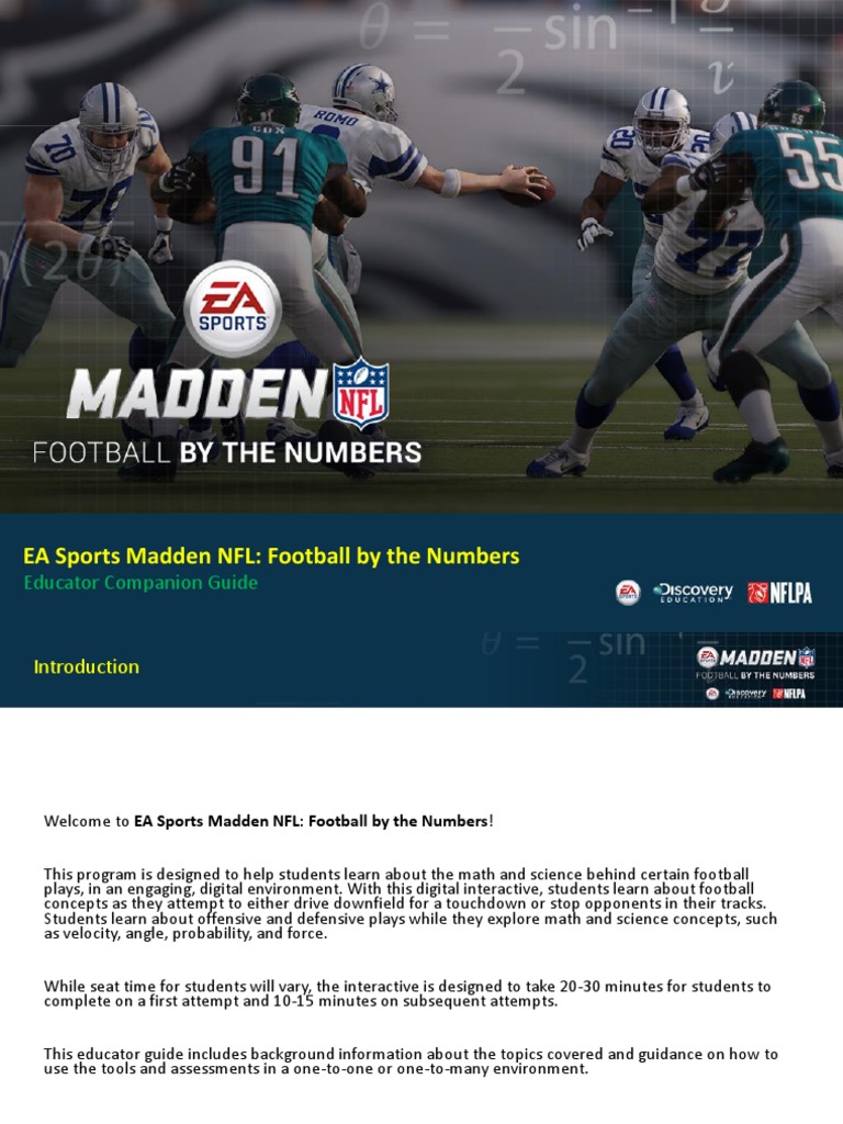 Madden NFL: Math in Football Plays | PDF | Learning | Force