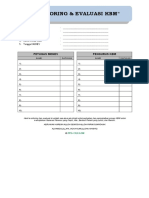 Checklist Monitoring & Evaluasi KBM Rev. 01