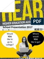 HEAR Presentation For Schools 20171