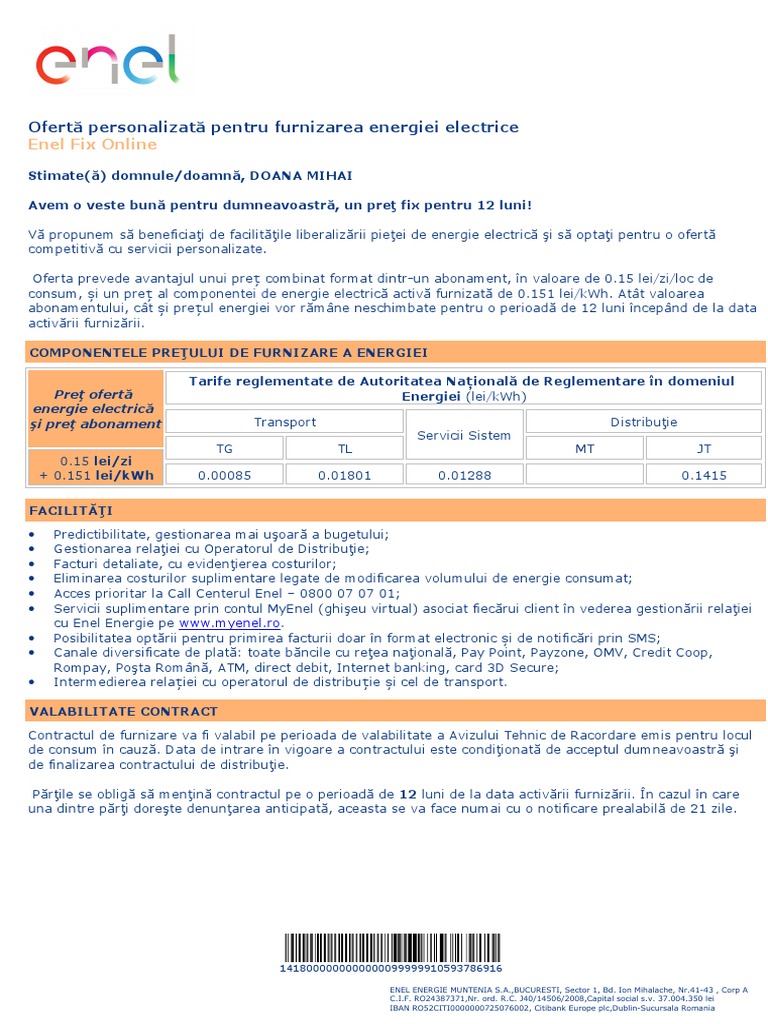Oferta Enel Fix Online 371531709 Pdf