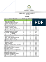 List of Honors 12 Stem 1