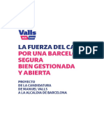 Programa Electoral de Manuel Valls (CS) para La Alcaldía de Barcelona