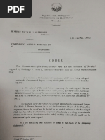 Comelec Order Case No.13 022