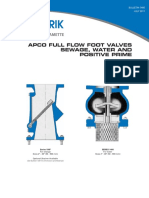 Apco Full Flow Foot Valves FFF FFF Full Flow Foot Valves 1400