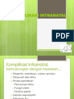 Komplikasi Intranatal