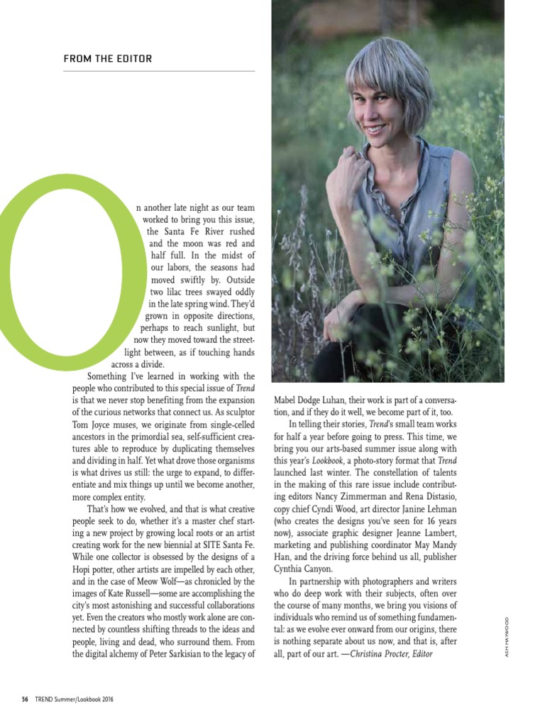Editors Letter Summer 2016 | PDF | Art