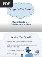 Using Google To ... Collaborate and Share