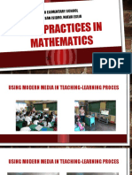Best Practices in Mathematics