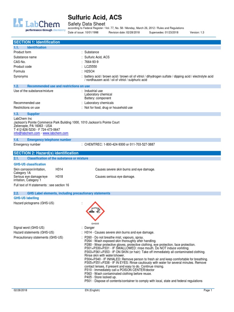 MSDS for Acetic Acid ScienceLab (
