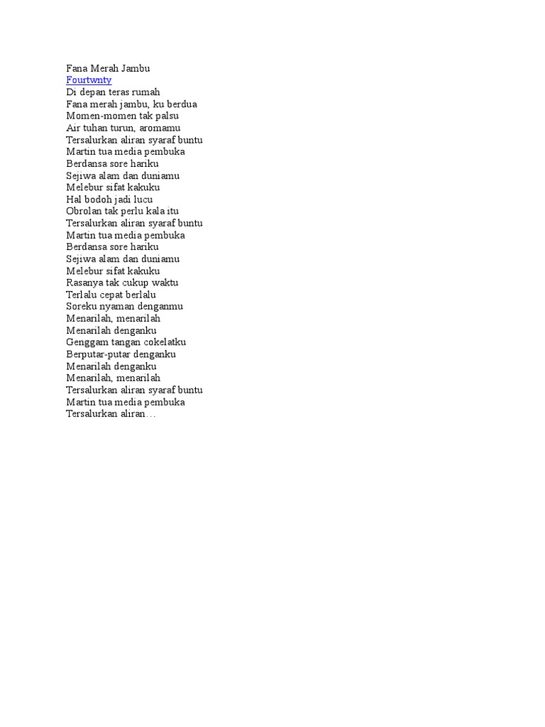 Fana Merah Jambu Pdf