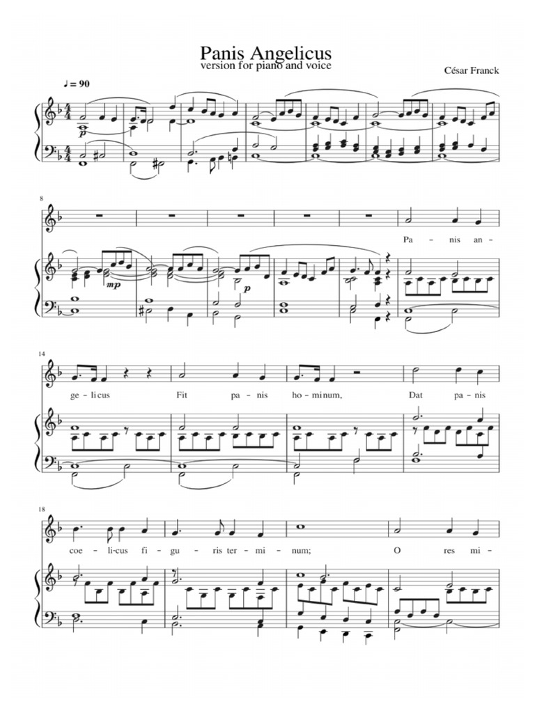 Panis Angelicus F PDF