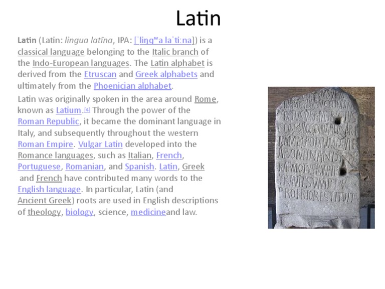 Latin | PDF