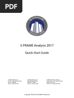 A Quick-Start Guide S-FRAME Analysis R2017