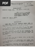 Manifestation for Disqualification Seares Bernos