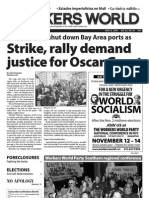 Dock Workers Shut Down Bay Area Ports As: Strike, Rally Demand Justice For Oscar Grant