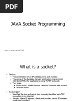 Java Socket Programming