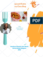 Proposal Usaha Moza Corn Dog PDF