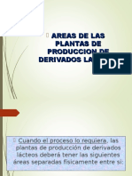 Areas Para Plantas de Derivados Lácteos - Colombia