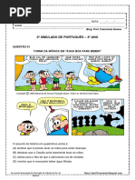 2º Simulado de Português - 4º Ano