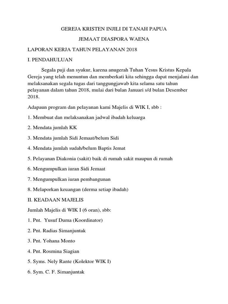 Gereja Kristen Injili Di Tanah Papua | PDF