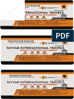 Tayyab International Travels: Badar Ud Duja Badar