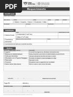 Requerimento de Transferência e Histórico