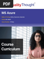 MS Azure: Online, Classroom, Corporate Mr. Khaja 45 Days