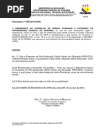 Resoluo n 009-19- Cria o PPG-Educao e recomenda a aprovao do Regimento Interno do PPG-Educao.pdf