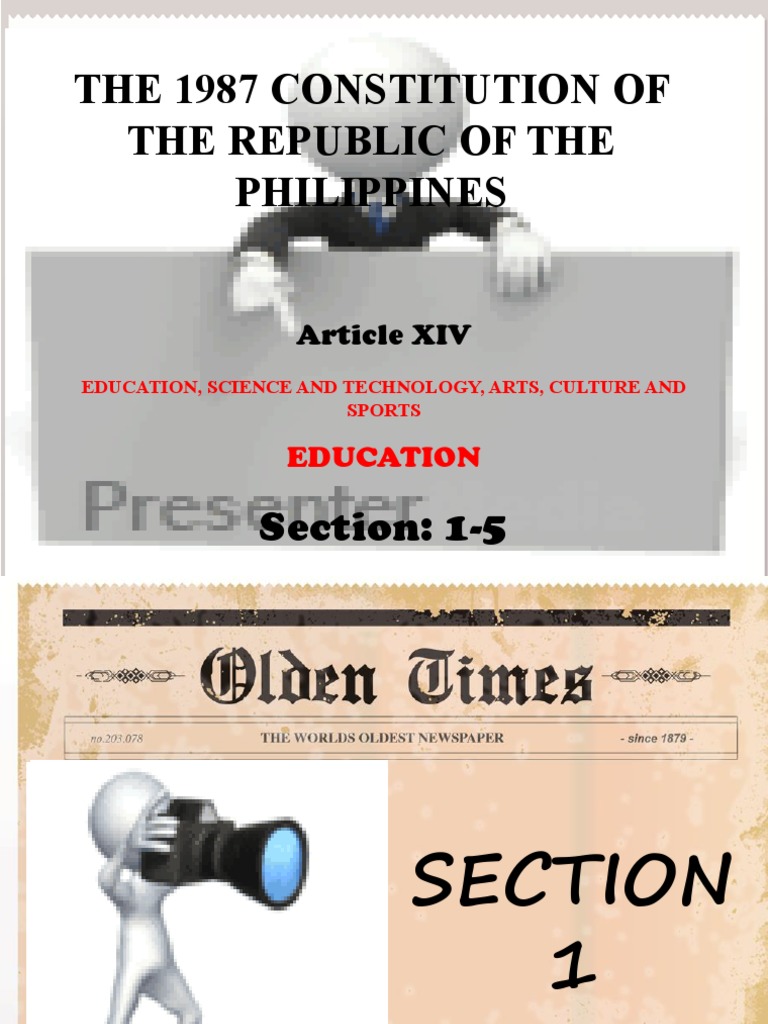 Article 14 of Philippine Constitution PDF State School Citizenship
