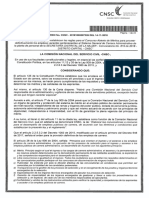 Convocatoria 819 de 2018