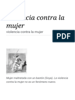 Violencia Contra La Mujer - Wikipedia, La Enciclopedia Libre PDF